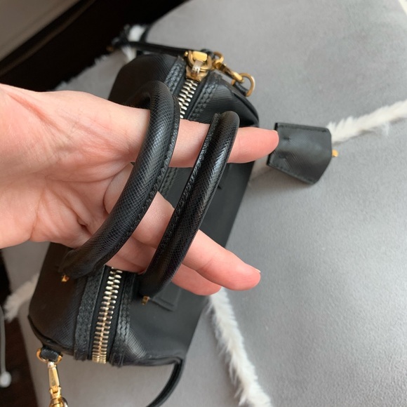 SOLD Prada Leather Bauletto Tote Bag - Picture 6 of 11